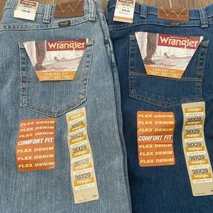 Men’s Wrangler flex denim